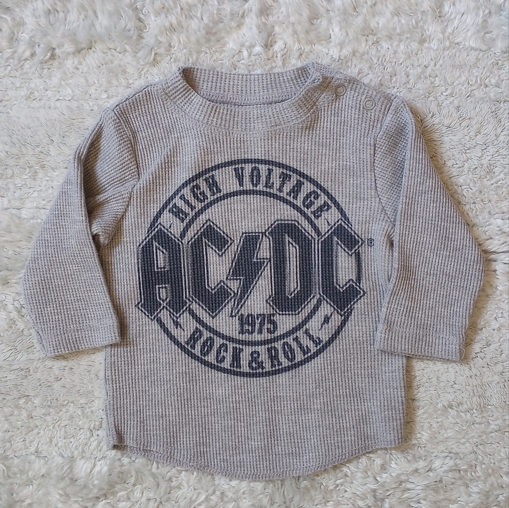 AC⚡DC Rock & Roll Baby's Top